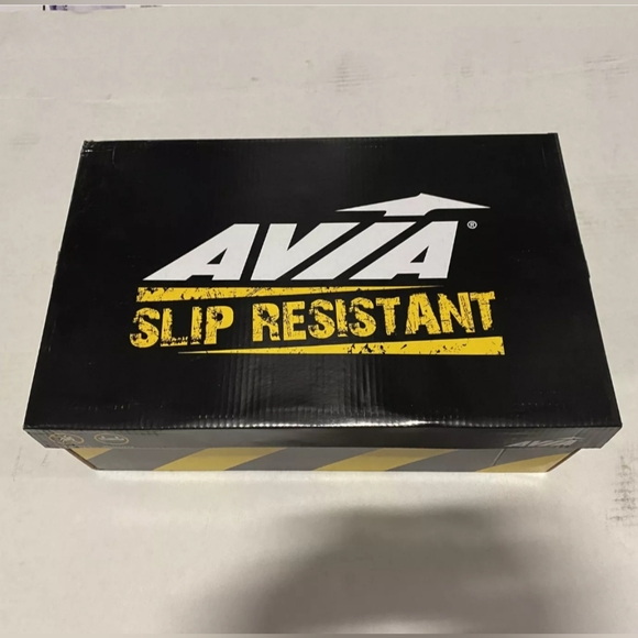 Avia Slip-Resistant Black Sneakers - Picture 12 of 14